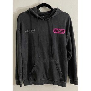 Hyper Space Dark Gray Hydrus Constellation Graphic Hoodie Astronaut Mens M